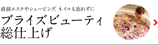 ブライズビューティ総仕上げ