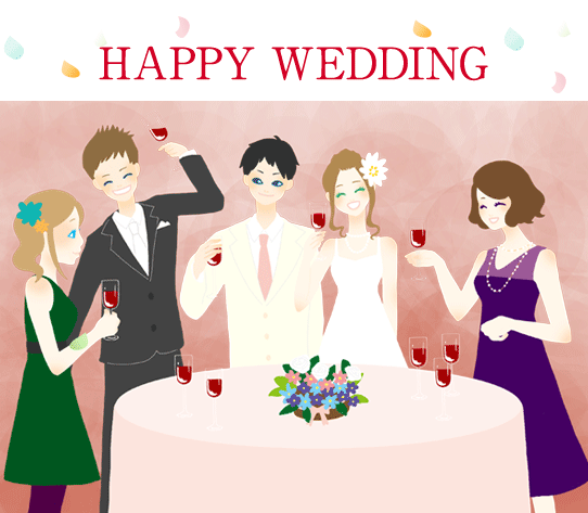 HAPPY WEDDING