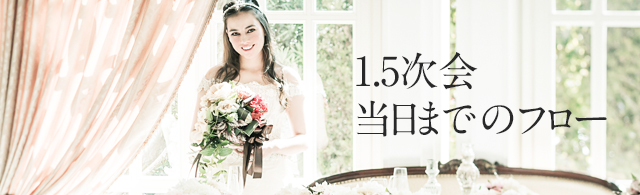 1.5次会当日までのフロー