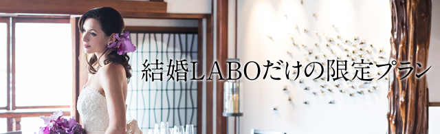 結婚LABOだけの限定プラン